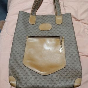 Vintage Gucci Leather Tote Bag